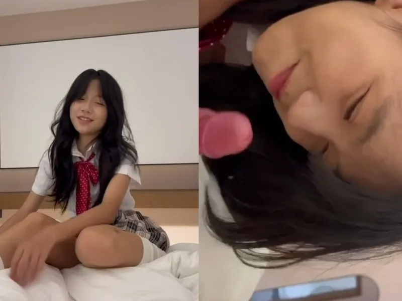 Em loli dễ thương liếm cây hàng biến em thành con em đào dâm dục p1